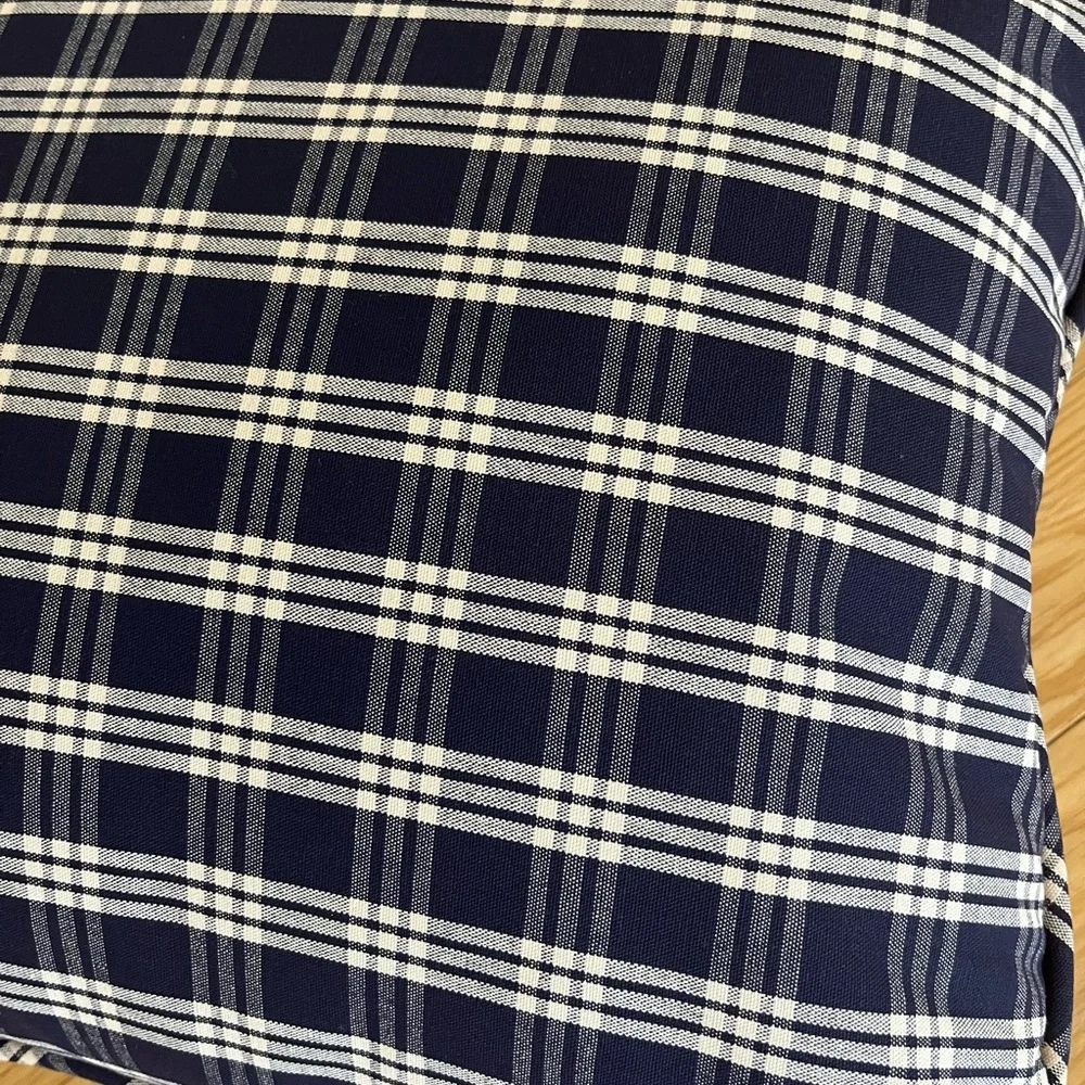 Waverly blue plaid
